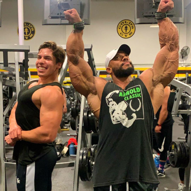 Sergio Oliva Jr. Training arnold