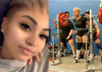 Christine Castro deadlifts