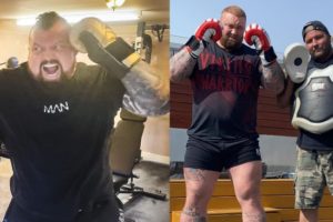 Boxing Challenge Eddie Hall Hafthor Bjornsson