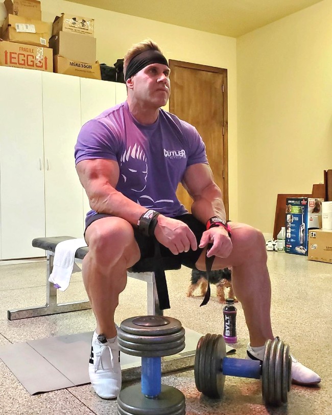 Jay Cutler home workout