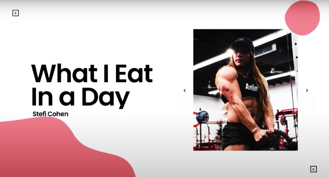 Stefi Cohen Daily Diet