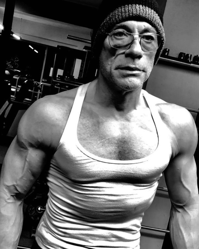 Van Damme home workout