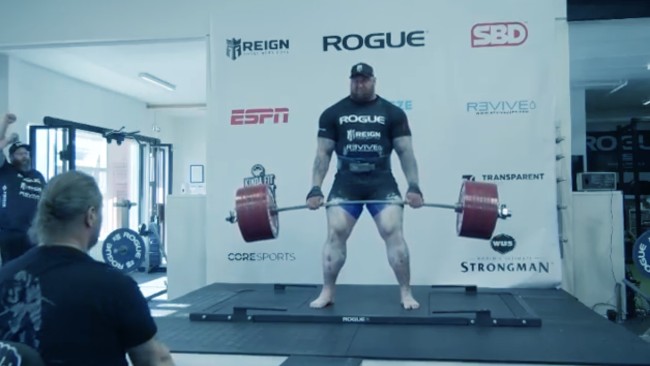 World Record Of Deadlift Hafthor Bjornsson