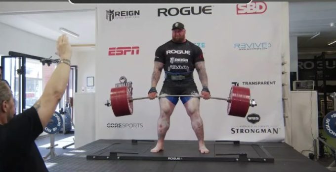 World Record Of Deadlift Hafthor Bjornsson